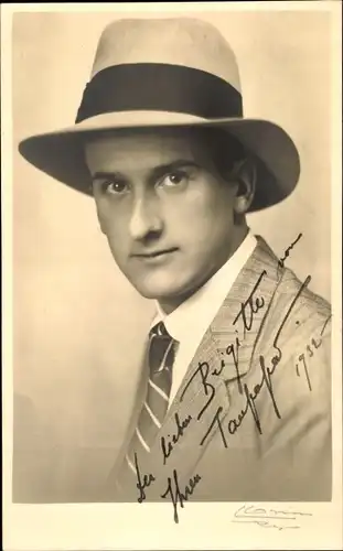 Ak Schauspieler, Portrait mit Hut