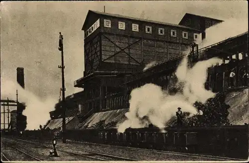 Foto Ak Essen im Ruhrgebiet, Koksofenanlage