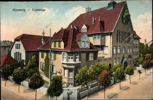 Ak Homberg Duisburg im Ruhrgebiet, Gymnase