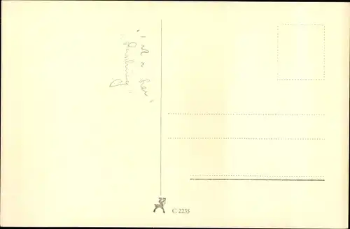 Ak Schauspieler Hans Nielsen, Portrait, Autogramm