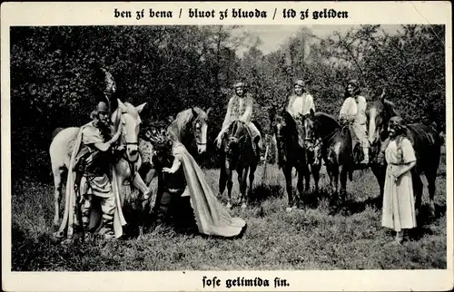 Ak Merseburg an der Saale, Jahrhundertfeier der Stadt, Merseburger Zauberspruch