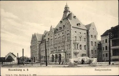 Ak Naumburg an der Saale, Realgymnasium