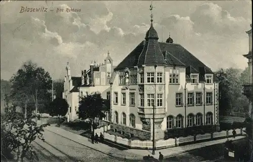 Ak Dresden Ost Blasewitz, Rathaus