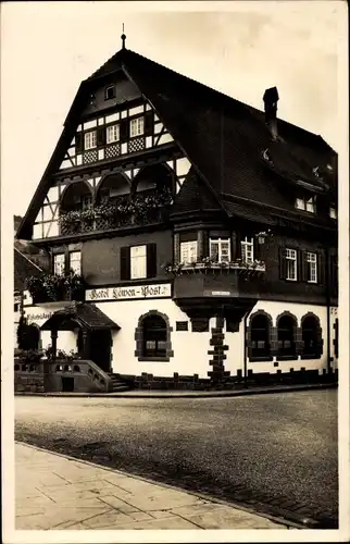 Ak Alpirsbach im Schwarzwald, Hotel Löwen-Post