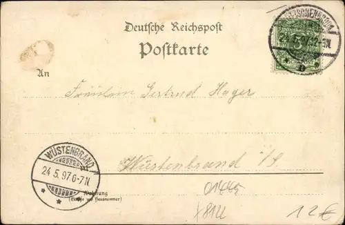 Litho Niederlößnitz Radebeul in Sachsen, Hotel Friedensburg, Rundsicht