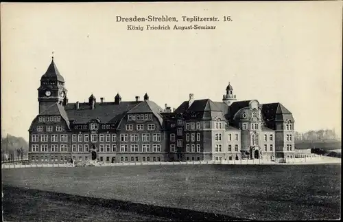 Ak Dresden Strehlen, Königl. Friedrich August-Seminar