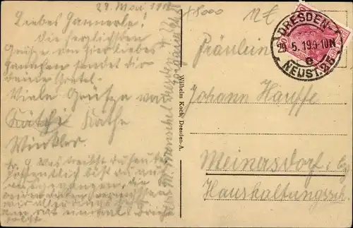 Ak Dresden Trachenberge, Eichenhof