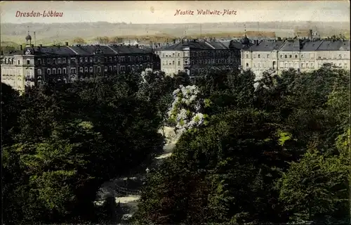 Ak Dresden Löbtau, Nostitz Wallwitz Platz