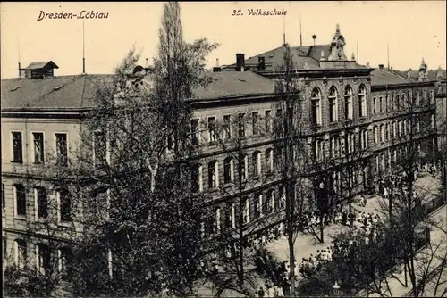 Ak Dresden Löbtau, 35. Volksschule