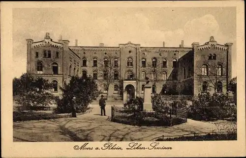Ak Moers am Niederrhein, Lehrerseminar