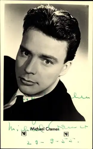 Ak Schauspieler Michael Cramer, Portrait, Autogramm