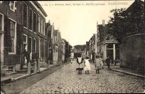 Ak Harlingen Friesland Niederlande, Hoogstraat