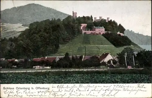 Ak Offenburg in Baden Schwarzwald, Schloss Ortenberg