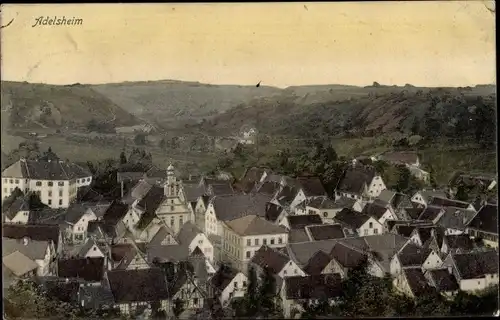 Ak Adelsheim in Baden, Blick auf den Ort