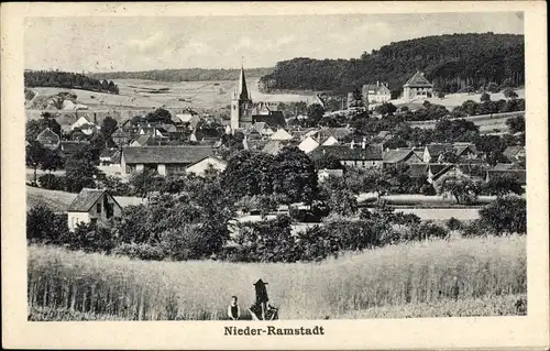 Ak Nieder Ramstadt Mühltal im Odenwald, Gesamtansicht