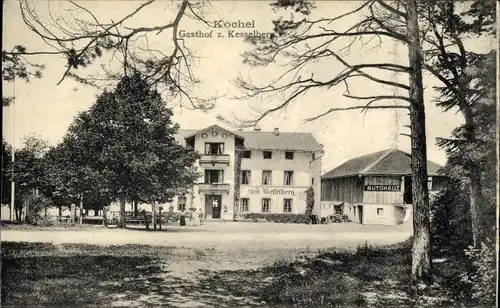 Ak Kochel am See in Oberbayern, Gasthof zum Kesselberg