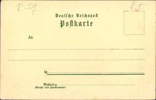 Litho Sankt Goarshausen am Rhein, Die Lurley, Petersberg, Salondampfer