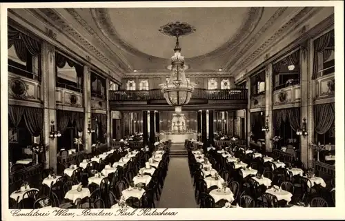 Ak Berlin Charlottenburg, Saal im Café Wien, Kurfürstendamm 26