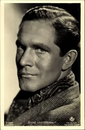 Ak Schauspieler Ernst von Klipstein, Ross A3328/2