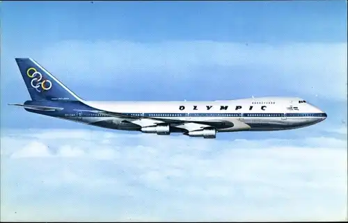 Ak Olympic Airways, Boeing 747 200 B, Jumbo Jet, Griechisches Passagierflugzeug