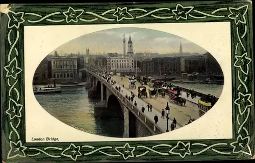 Passepartout Ak London England, London Bridge