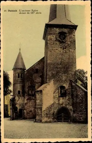 Ak Diekirch Luxemburg, L'ancienne Eglise datant du IXe siecle