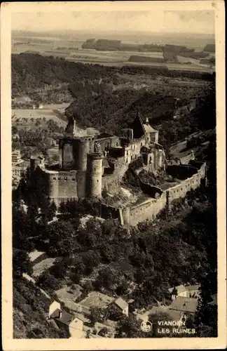 Ak Vianden Luxemburg, Les Ruines