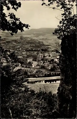 Ak Echternach Luxemburg, vue sur la ville