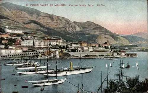 Ak Monte Carlo Monaco, Vue generale