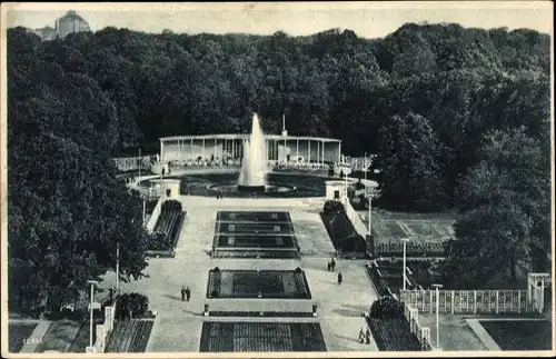 Ak Dresden, Gartenbauausstellung 1926, Grüner Dom, Rosenhof