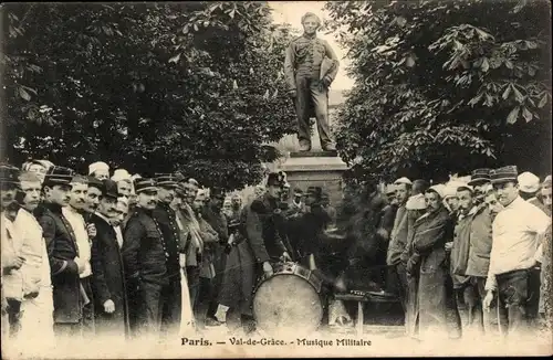 Ak Paris V., Val de Grâce, Musique Militaire