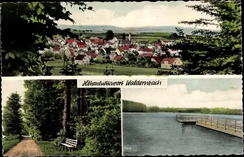 Ak Waldernbach Mengerskirchen im Westerwald, Privatpension Gundermann, Panorama
