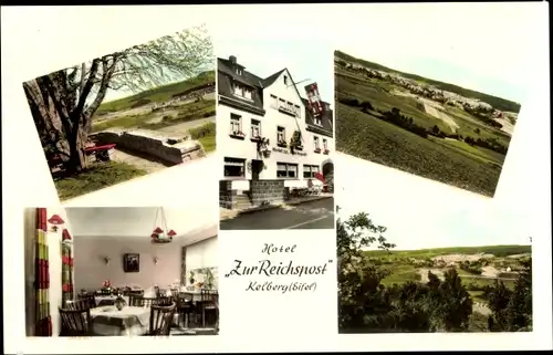 Ak Kelberg in der Eifel, Hotel zur Reichspost, Außenansicht, Speisesaal, Umgebung