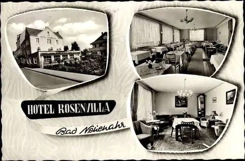 Ak Bad Neuenahr Ahrweiler in Rheinland Pfalz, Hotel Rosenvilla, Außenansicht, Speisesaal