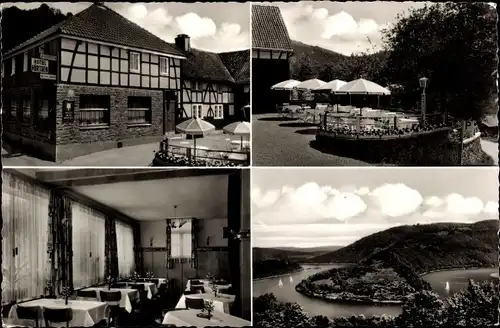 Ak Rurberg Simmerath in der Eifel, Hotel Pension Hürtgen, Inh. H. Lauscher, Panorama