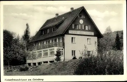 Ak Hann. Münden in Niedersachsen, Naturfreundehaus am Steinberg, Außenansicht