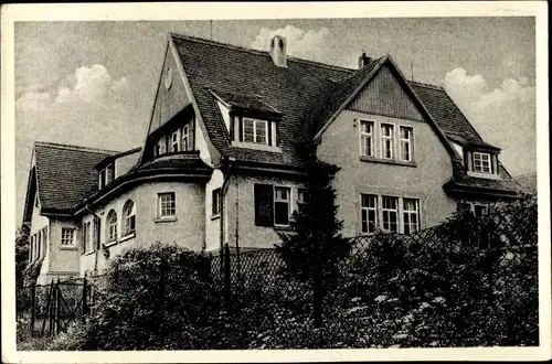 Ak Hauteroda in Thüringen, Haus auf dem Berge, Außenansicht