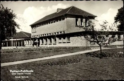 Ak Pahlhude Pahlen in Dithmarschen, Neue Schule