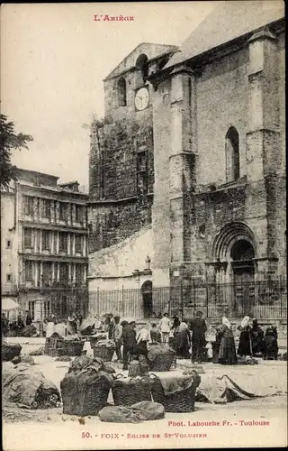 Ak Foix Ariege, Eglise de St Volusien