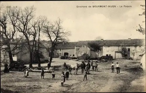 Ak Bourmont Haute-Marne, Le Paquis