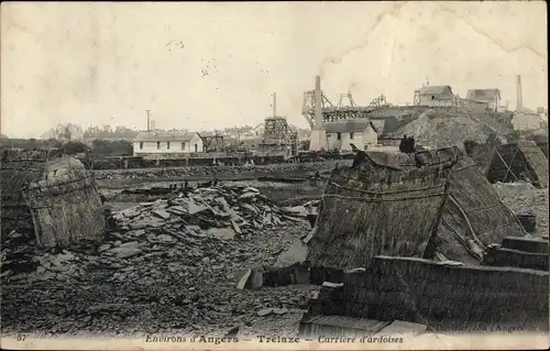 Ak Trélazé Maine et Loire, Carriere d'ardoises