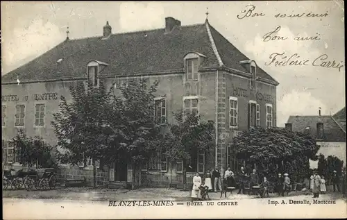 Ak Blanzy les Mines Côte-d’Or, Hotel du Centre