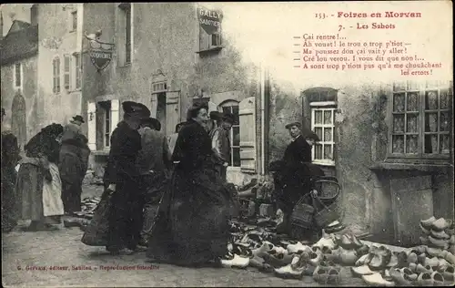 Ak Cote d'Or, Foires en Morvan, Les Sabots