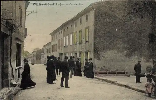 Ak Labastide-d’Anjou Aude, Grande Rue