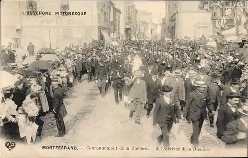 Ak Montferrand Clermont-Ferrand Puy de Dome, Couronnement de la Rosiere