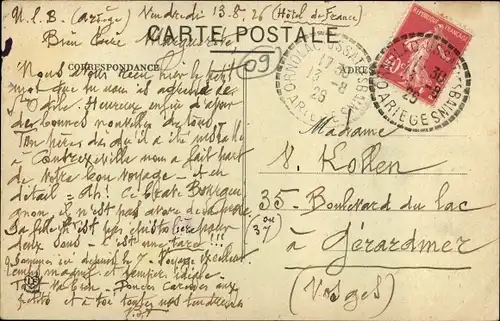 Ak Ussat les Bains Ariege, Entrée du Parc