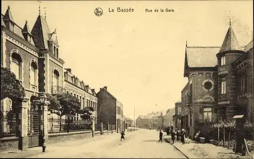 Ak La Bassée Nord, Rue de la Gare
