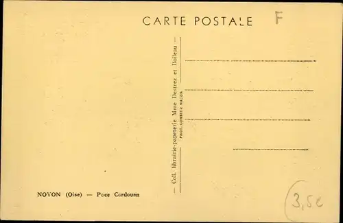 Ak Noyon Oise, Pace Cordouen, Geschäft