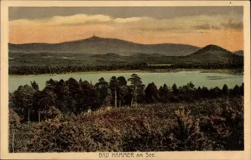 Ak Hamr na Jezeře Hammer am See Region Reichenberg, Hammersee