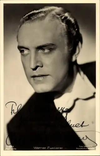 Ak Schauspieler Werner Fuetterer, Portrait, Fliege, Ross Verlag A 2526 1